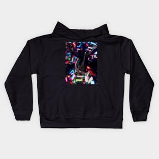 Guy falling in city Kids Hoodie